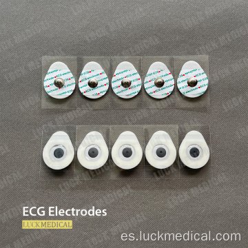 Prueba médica de electrodos de ECG de tórax